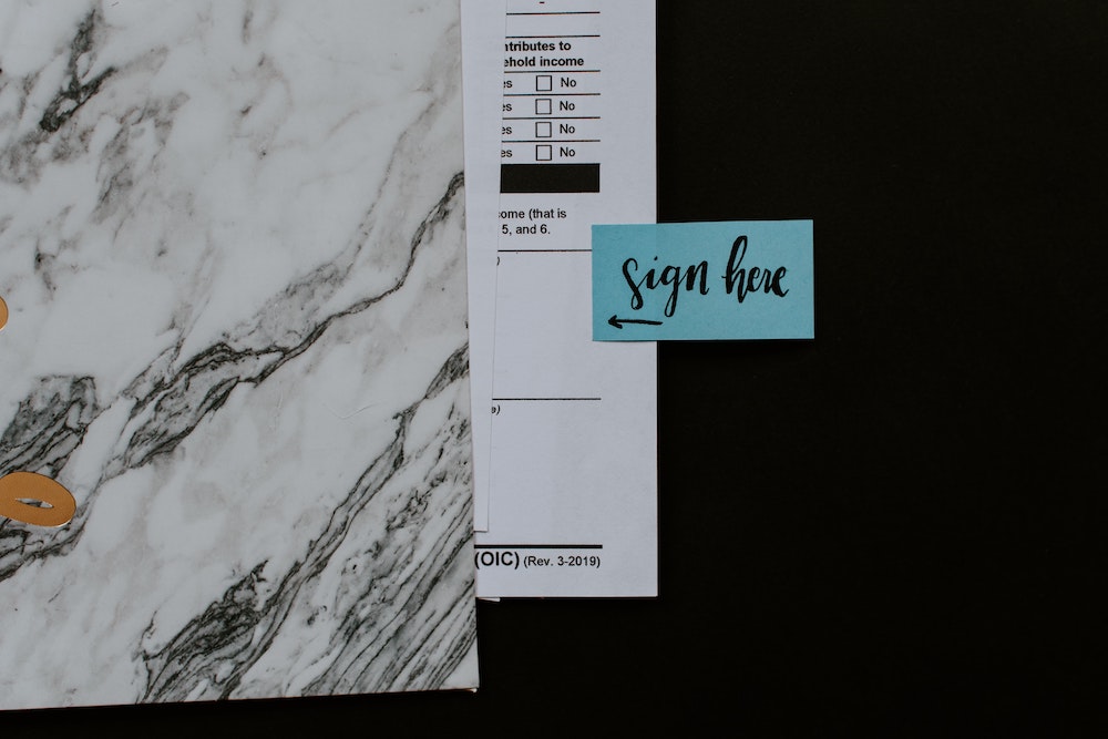 set up two signature checks